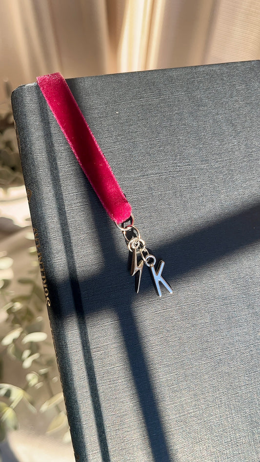 Lightening Bolt Charm Bookmark